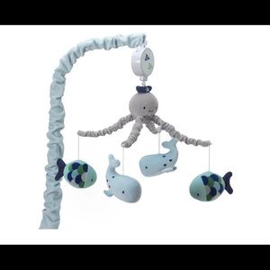Lambs& Ivy Nautical Mobile and diaper hanger